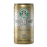 Starbucks Doubleshot Light, Espresso & Cream 6.5 oz x 24 Cans