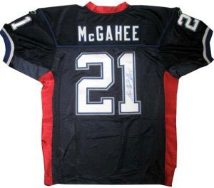 Willis McGahee Signed Buffalo Bills Reebok Blue Jersey