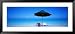 Chairs under an Umbrella on the Beach, Turks and Caicos Islands, North Atlantic Ocean Scenic Framed Art Poster Print by Panoramic Images, 51x23
