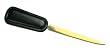 Black Leather Letter Opener, Gold
