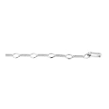 14K White Gold Diamond Bracelet