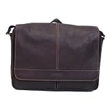Kenneth Cole Reaction 524541 15.4-Inch Colombian Leather Messenger Bag (Brown)