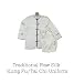 White Silk Kung Fu and Tai Chi Uniform: Jacket and Pants Medium