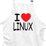 3. I love Linux BBQ Apron