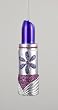 Fashion Avenue Purple Lipstick in Floral Case Christmas Ornament 3.75"