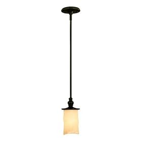 Westinghouse 69006 Hearthstone One-Light Mini Pendant, Burnished Bronze Patina Finish with... by Westinghouse