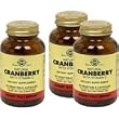 3 Bottles of Natural Cranberry Extract - Derived exclusively from fresh cranberries, 3x60 Vcaps,(Solgar)