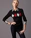Apparel : Tommy Hilfiger Alexis Long-Sleeved Argyle Sweater