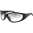 Bobster Cylinder Adult Photochromic Designer Sunglasses - Black/Clear