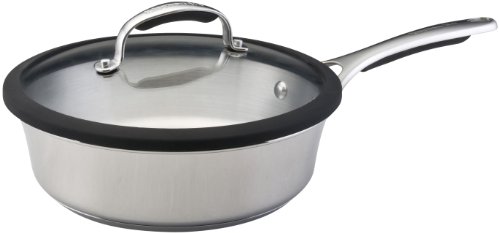 Cheap KitchenAid Gourmet 3-Quart Covered Sauté Pan, Stainless Steel
