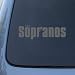 SOPRANOS - Vinyl Decal Sticker #A1371 | Vinyl Color: Silver Image