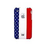 CaseCrown iPhone 3G 3GS Silm Fit Polycarbonate America Flag Stripe Case (Red/White/Blue) CaseCrown iPhone 3G 3GS Silm Fit Polycarbonate America Flag Stripe Case (Red/White/Blue)