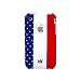 CaseCrown Silm Fit Polycarbonate American Flag Stripe Case for Apple iPhone 3G and 3GS (Red/White/Blue)