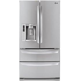LG Ultra Large 4 Door Stainless Steel Refrigerator