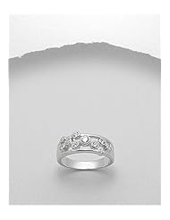 CZ Ring In 92.5 Sterling Silver