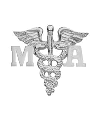 NursingPin - Medical Assistant MA Graduation Pin in Sterling Silver