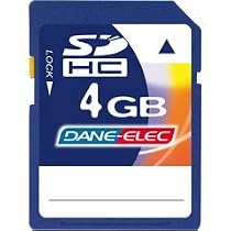 Dane-Elec 4 GB SDHC Flash Memory Card DA-SD-4096-R