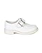 Boys Leatherette Velcro Buckle Strap Dress School Shoe BC66 - White