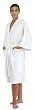 Canyon Rose Cloud 9 Plush Microfiber Women's Spa Robe, Short, White Willow