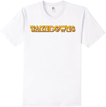 Arte Suave BJJ:  TAKEDOWNS BJJ, Wrestling T-Shirt - Male Large - White