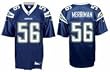 Shawne Merriman San Diego Chargers #56 Replica Reebok NFL Football Jersey - New 2007 Design (Navy)