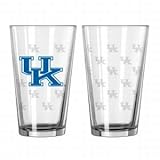 IMAGE OF Kentucky Wildcats Satin Etch Pint Glass Set