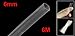 uxcell® Ratio 2:1 6mm Dia Clear Polyolefin Heat Shrinkable Tube 6M 19.7Ft