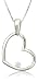 10k Choice of White or Yellow Gold Diamond Heart Pendant (.05 cttw, H-I Color, I1-I2 Clarity)