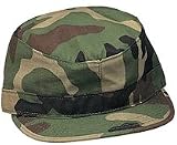 Woodland Camouflage Kids Fatigue Cap