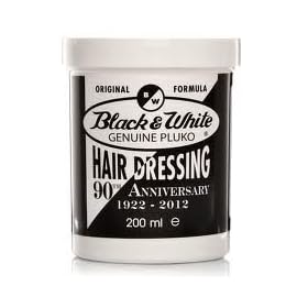 Black & White Genuine Pluko Hair Dressing Pomade Ultra White Blend 200ml