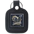 Milwaukee Brewers Square Key Ring - MLB Baseball Fan Shop Sports Team Merchandise