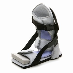 N'ICE Stretch Night Splint with Sealed Ice, Gray, Large, 1 ea