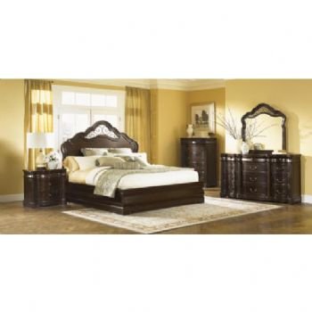 Ellington Manor King Platform Bed (1 BX-B1647-60H, 1 BX-B1647-60F, 1 BX-B1647-50R, 1 BX-B1647-20, 1 BX-B1647-45, 1 BX-B1647-01)