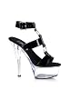 Women's Sandal With Ankle Strap And 6 Inch Heel