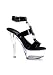 Women's Sandal With Ankle Strap And 6 Inch Heel