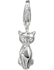VINANI brand Germany 925 Sterling Silver Charm Pendant Cat HKE