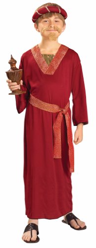 Burgundy Wiseman Child Costume, Medium 8-10