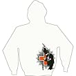 YOUINSERIES - Hand - White Zip Up Hoodie - YOU IN SERIES