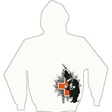 YOUINSERIES - Hand - White Women's / Girls Zip Up Hoodie - YOU IN SERIES