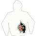 YOUINSERIES - Hand - White Women's / Girls Zip Up Hoodie - YOU IN SERIES