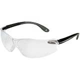 AO Safety 11672 Virtua V4 Anti-Fog Safety Glasses, Black Frame, Clear Lens by AO Safety