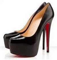 Hot Fashion Women Ladies Platform Pumps Sexy Red Bottom High Heels Prom Heels Wedding Dress Shoes Free Shipping No.6041 (Black, 9)