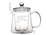 Teaposy Tea For Two 16 oz Glass Teapot