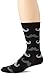 K. Bell Socks Men's Mustache Crew Sock