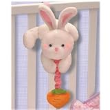 Russ Berrie  Widdle Ones Musical, Light Up Pulldown Bunny