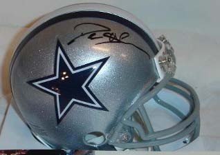 Deion Sanders Autographed/Hand Signed Dallas Cowboys Mini Helmet