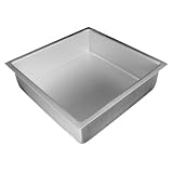 Fat Daddio's Anodized Aluminum Square Cake Pan, 4 Inch x 4 Inch x 4 Inch