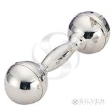 Empire Silver Sterling Chime Dumbbell Rattle