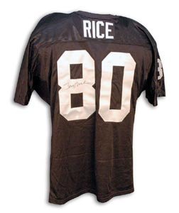 Jerry Rice Signed Oakland Raiders Black Wilson Jersey