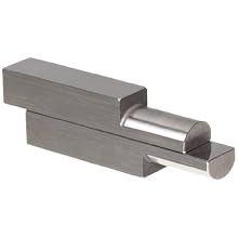 Mitutoyo 619011 5mm Half Round Jaw, 50mm Length